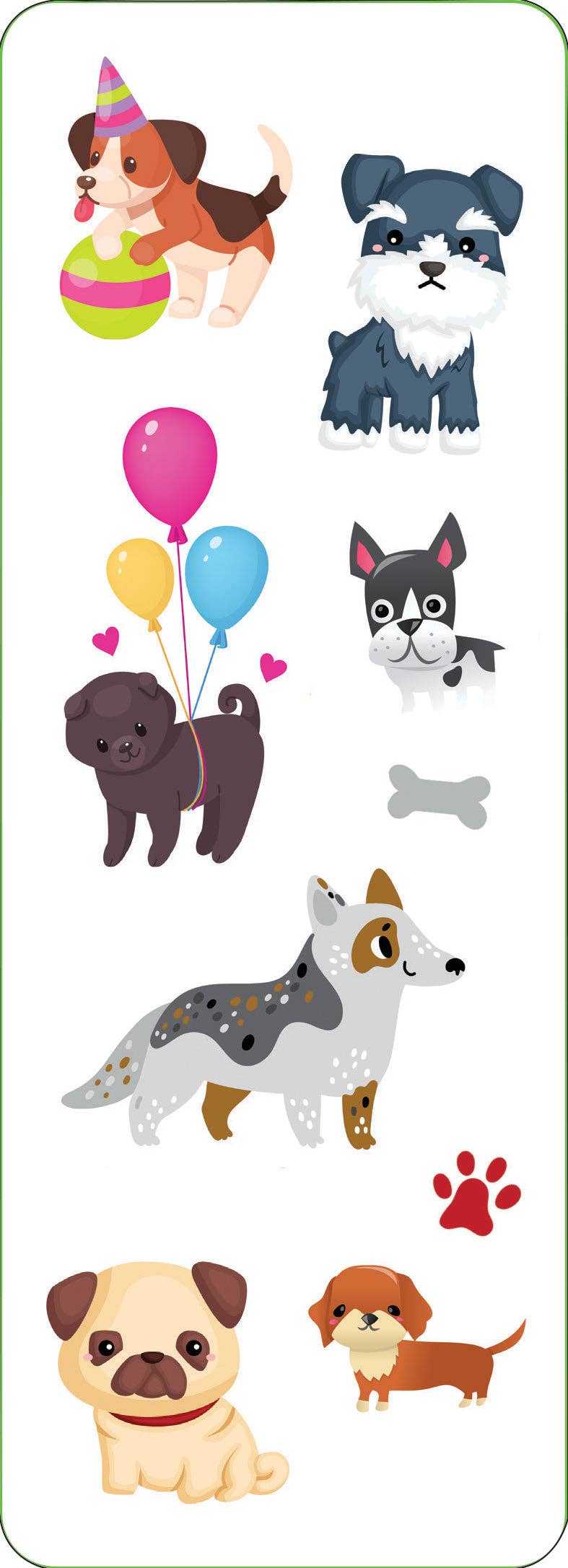 Peter Pauper Press - Puppies Sticker Set