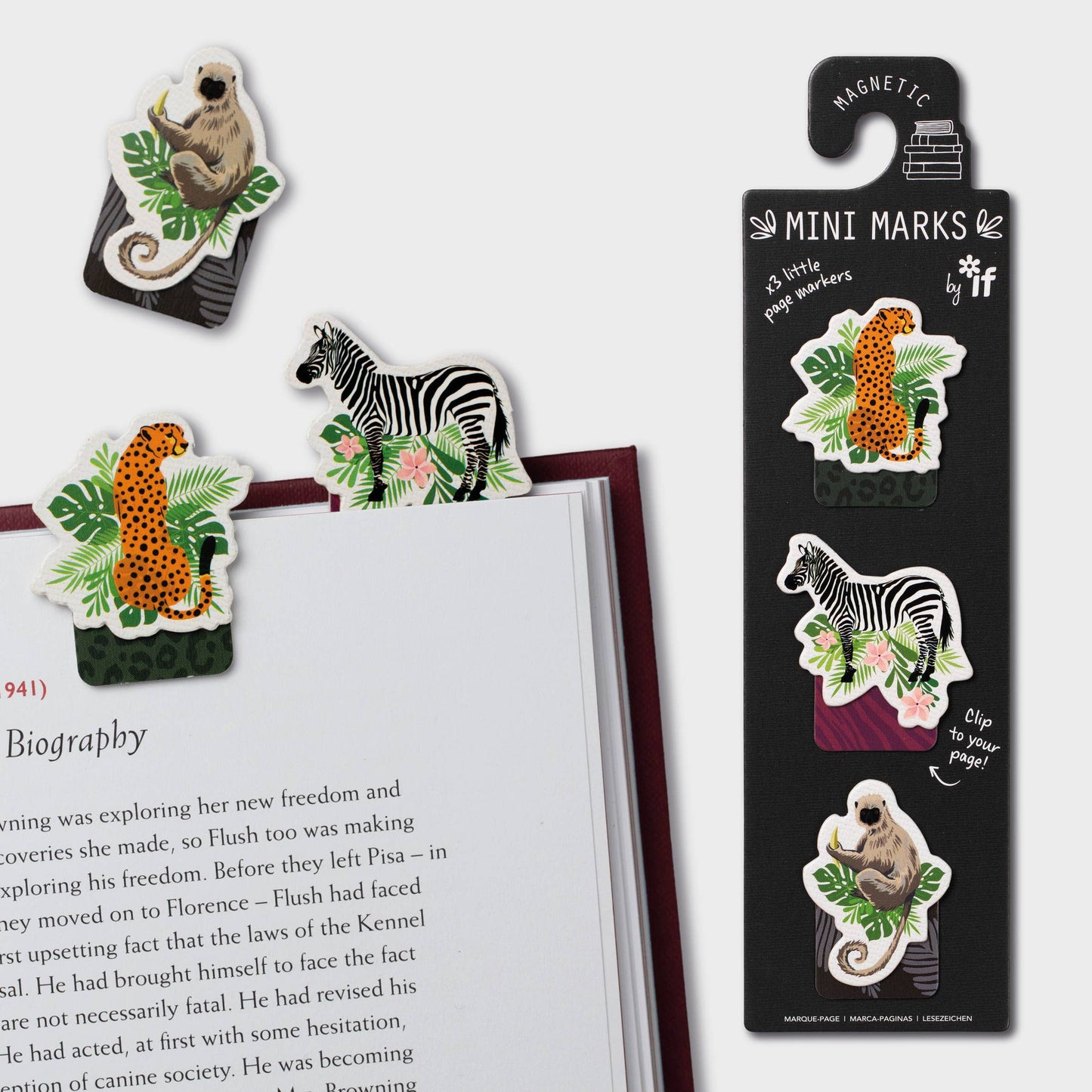 if USA - Mini-Marks Magnetic Bookmarks: Books