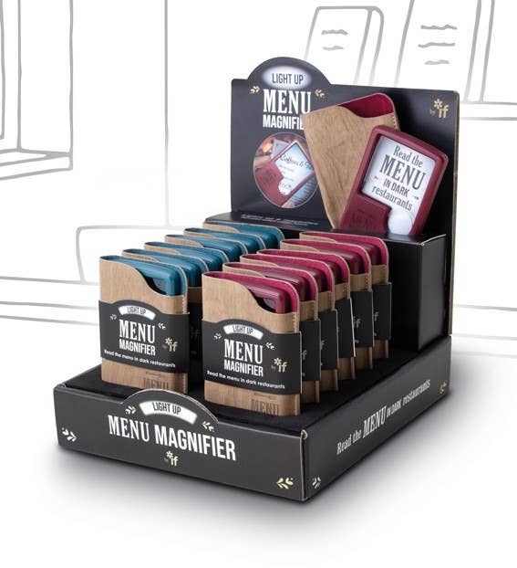 if USA - Light Up Menu Magnifier: Wine