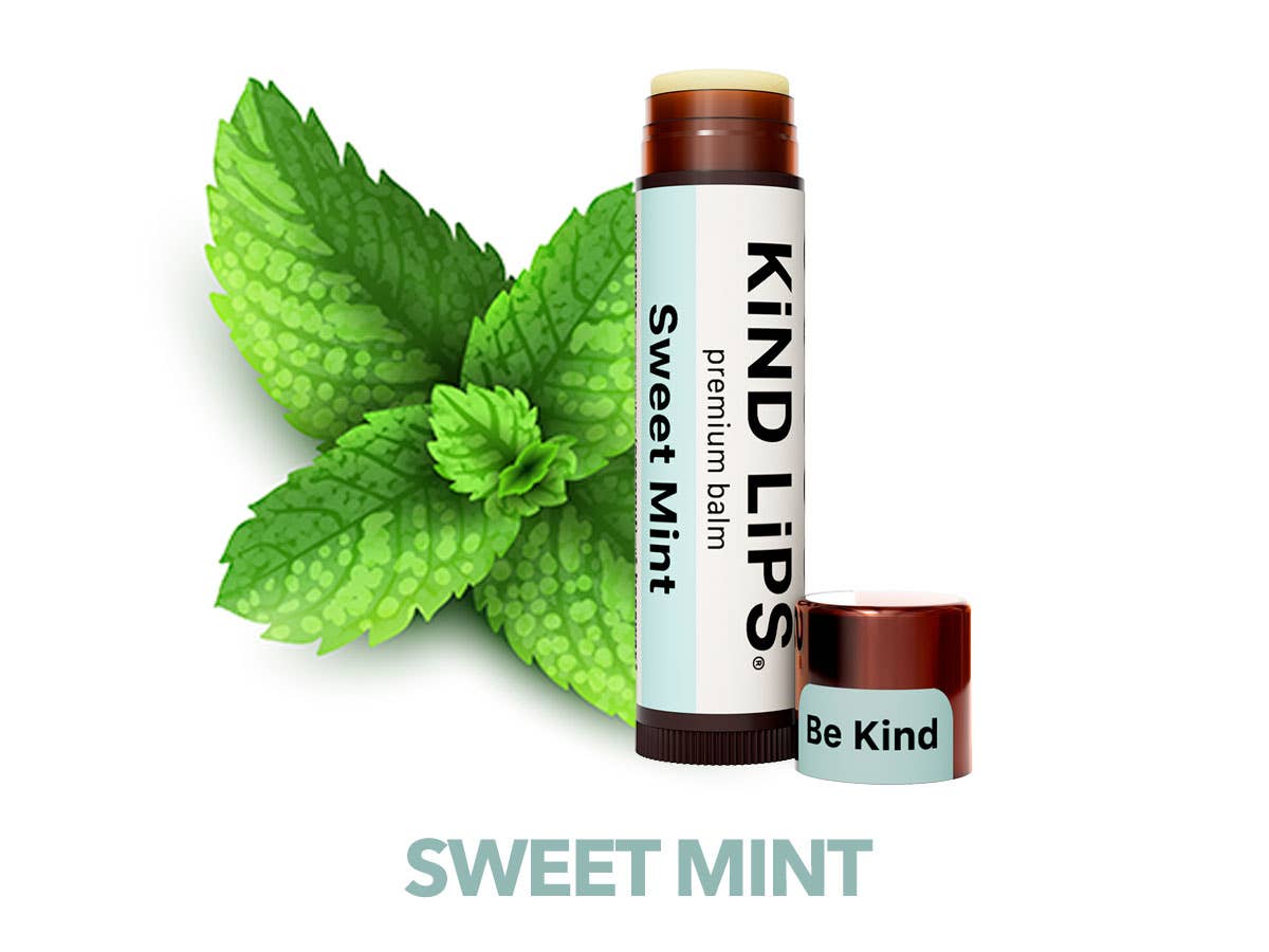 Kind Lips - Lip Balm, Sweet Mint, 10 Pack Refill