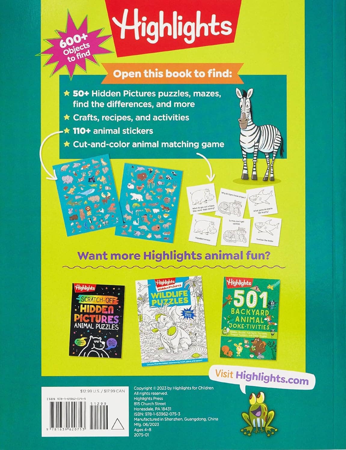 Highlights for Children - Wild Animals Puzzles Deluxe