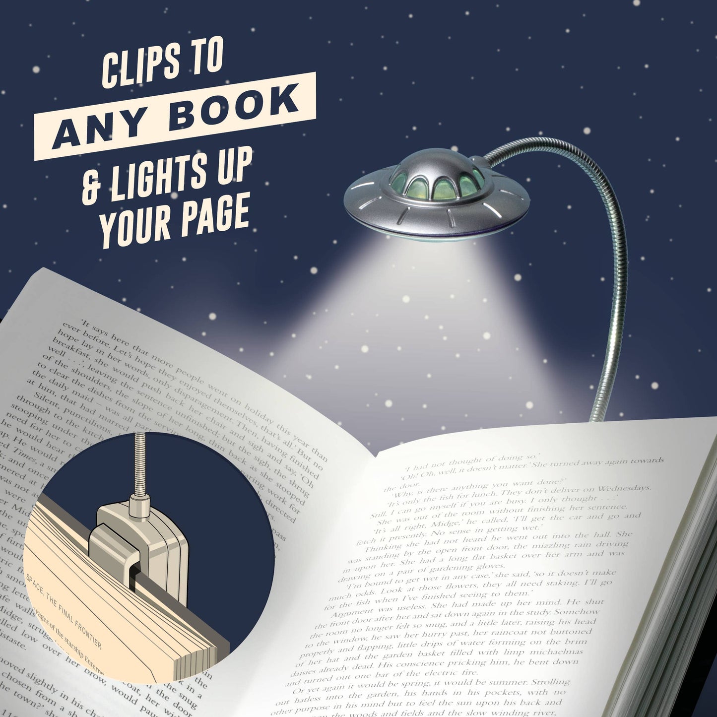if USA - UFO Book Light