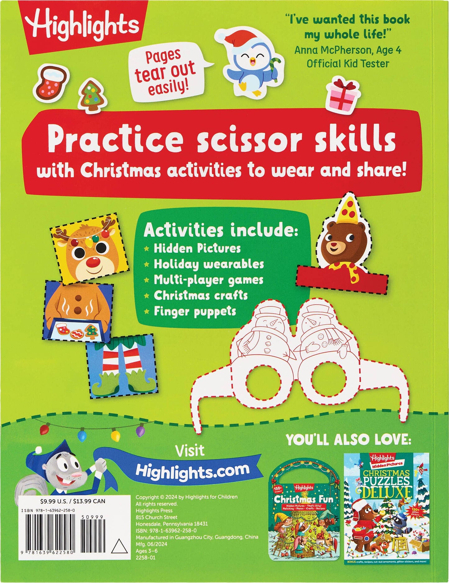 Highlights for Children - Cut, Paste, and Create Christmas