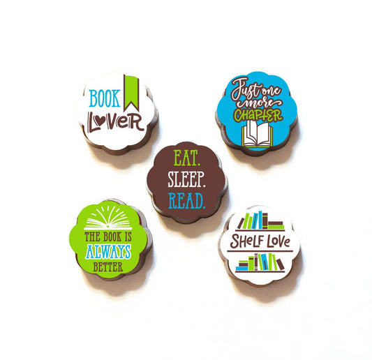 Chouquette - Book Lovers Chocolates - Box of 5 chocolate caramels