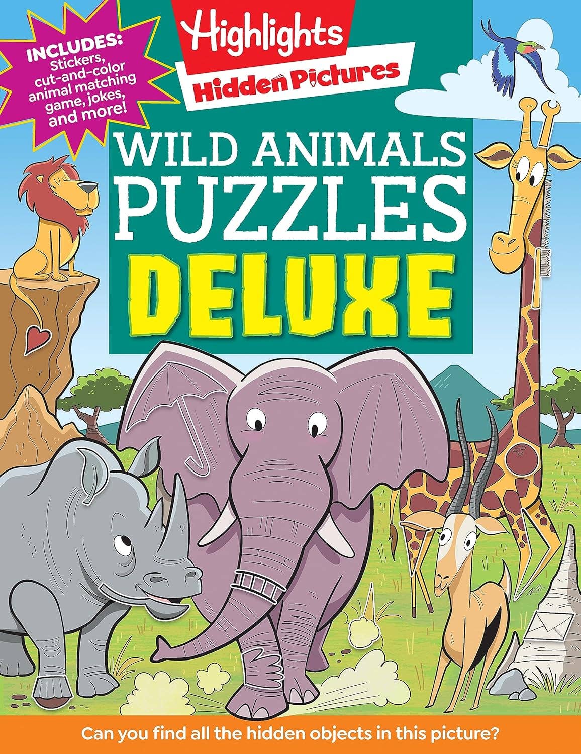 Highlights for Children - Wild Animals Puzzles Deluxe