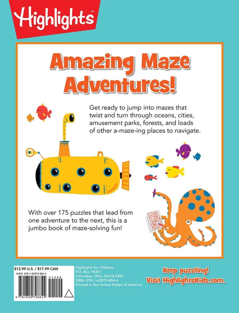 Highlights for Children - Jumbo Book of Amazing Mazes