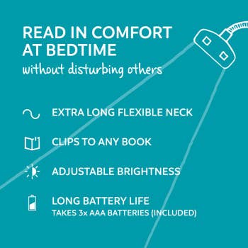 if USA - The Really Flexible Book Light: Light Blue