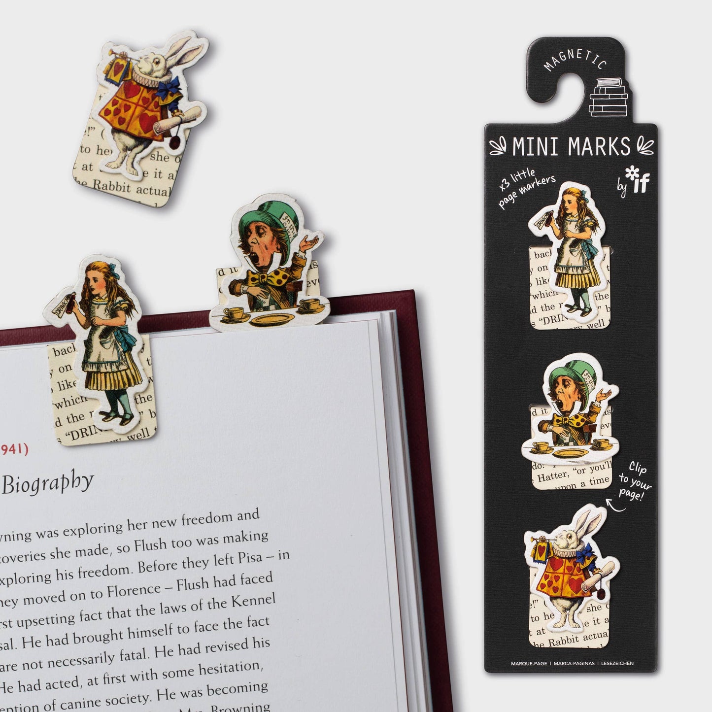 if USA - Mini-Marks Magnetic Bookmarks: Books