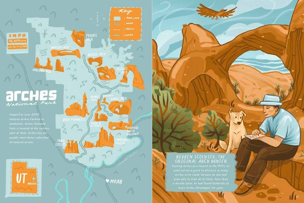 Gibbs Smith - National Parks Maps: Illustrated Maps of 62 National Parks