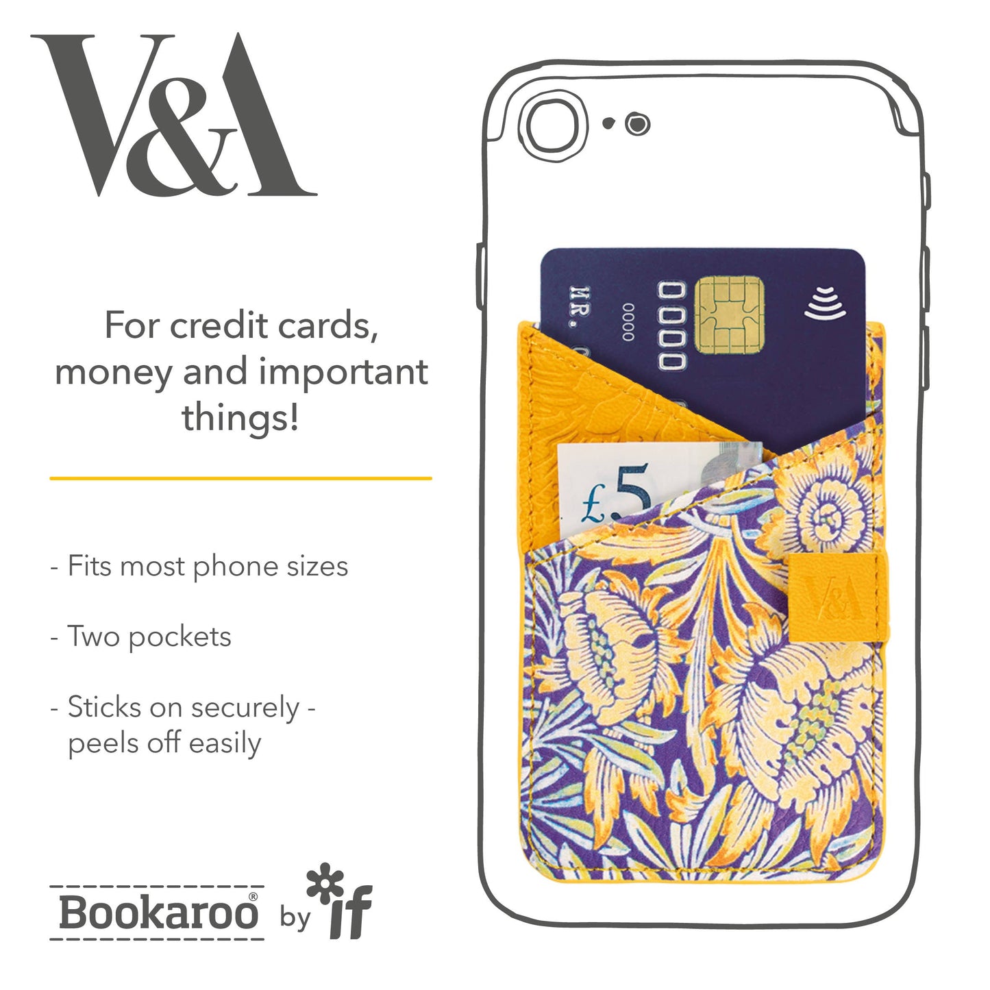 if USA - V&A Bookaroo Morris Collection: Pen Pouch