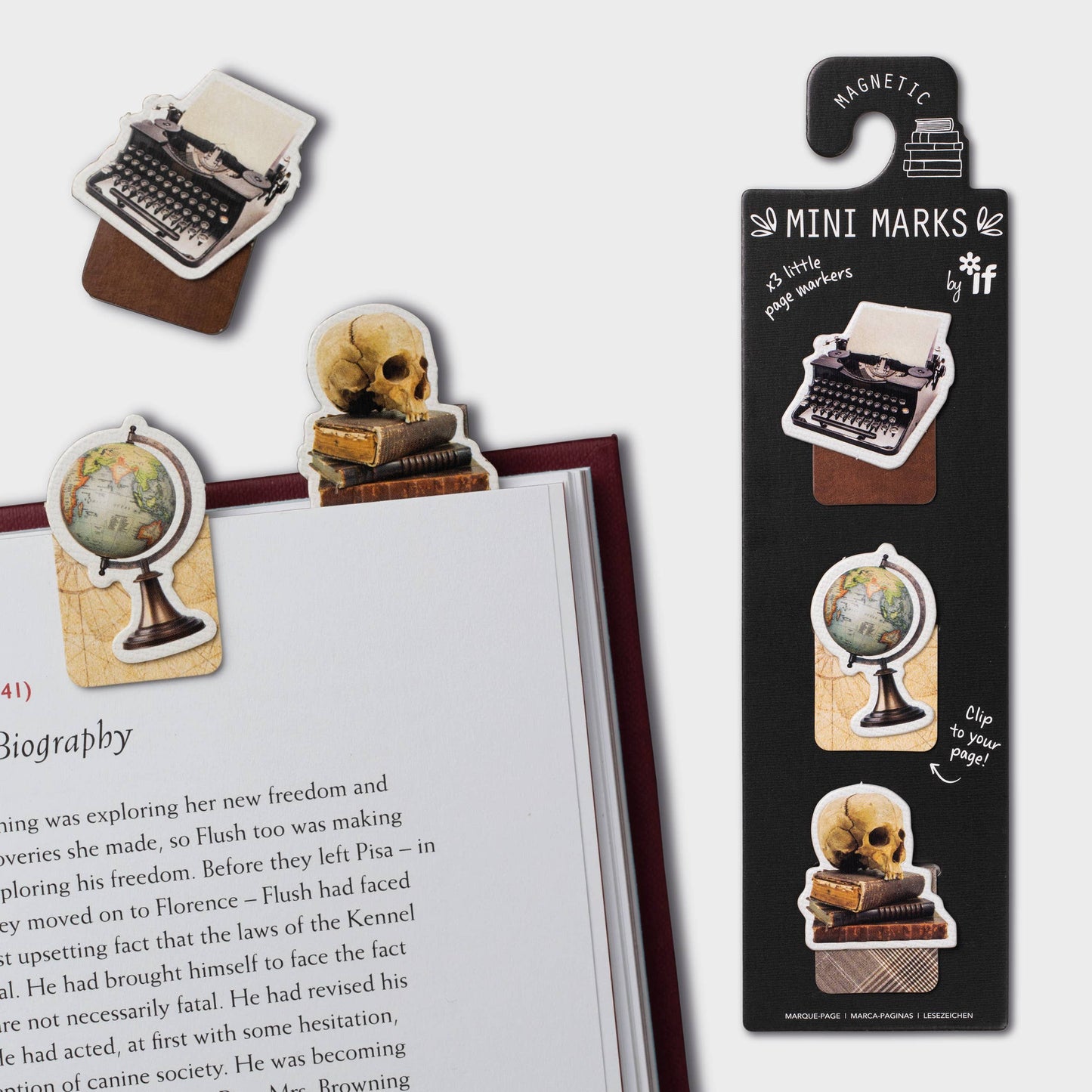 if USA - Mini-Marks Magnetic Bookmarks: Books