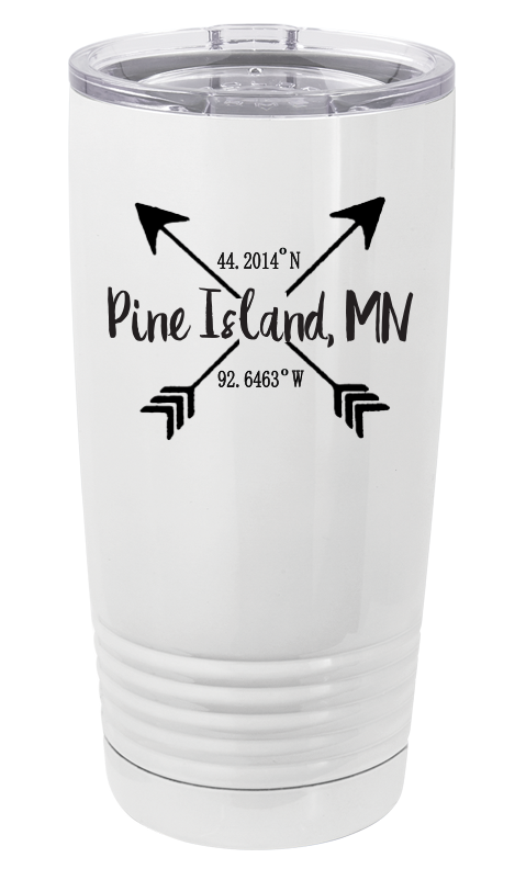 Familiar Goods - Arrows Lat Long - 20oz