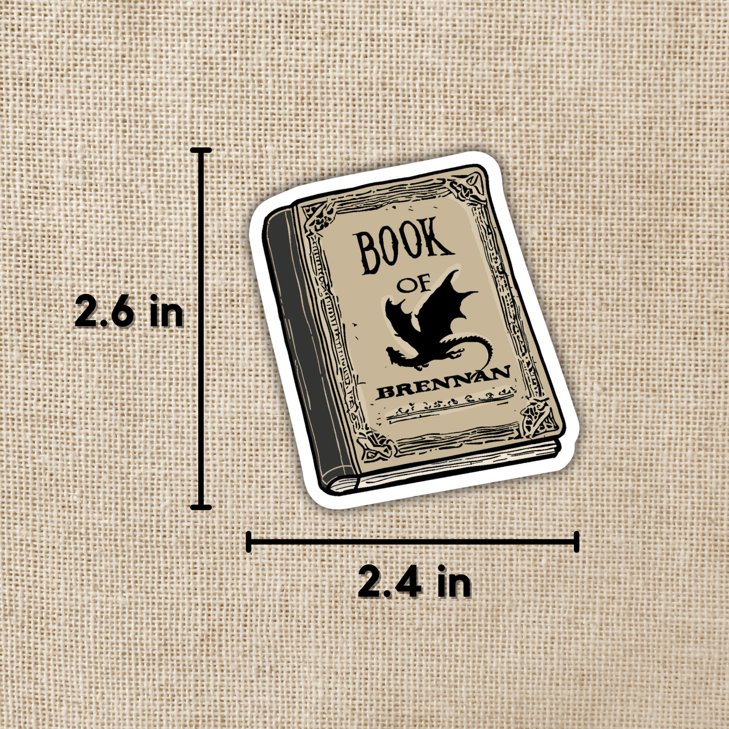 Book of Brennan Sticker | Fourth Wing