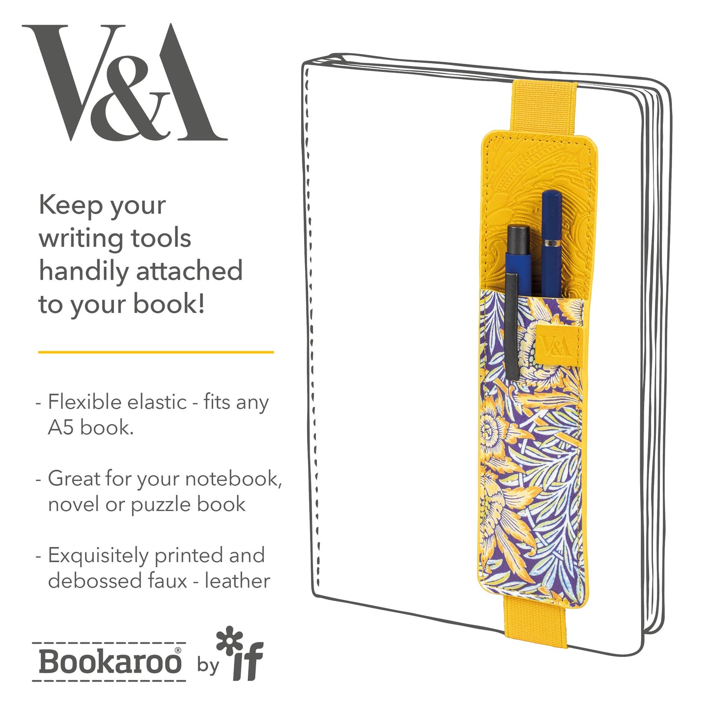 if USA - V&A Bookaroo Morris Collection: Pen Pouch