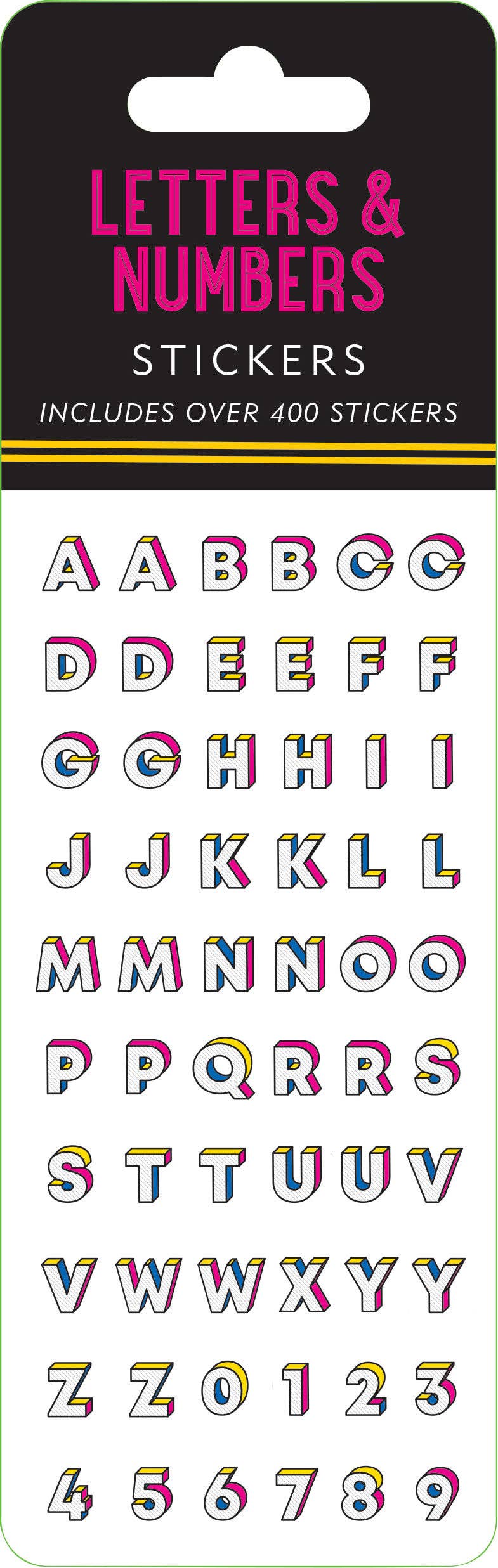 Peter Pauper Press - Letters & Numbers Sticker Set
