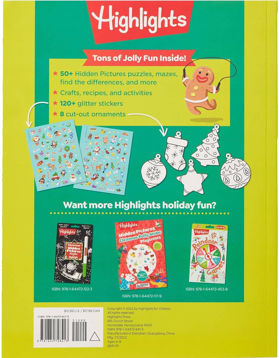 Highlights for Children - Christmas Puzzles Deluxe