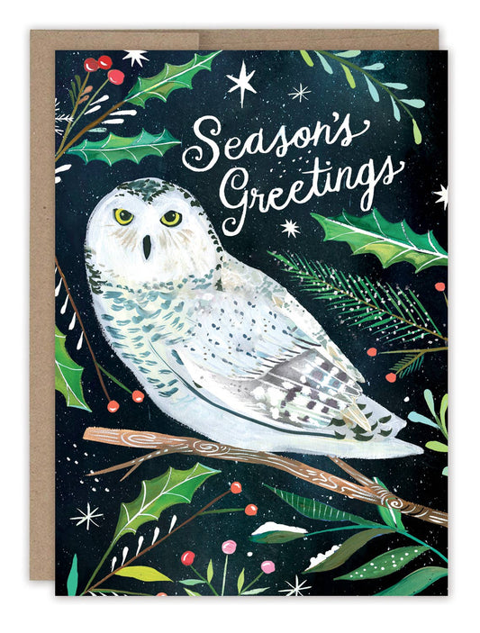 Biely & Shoaf - Snowy Owl Holiday Card