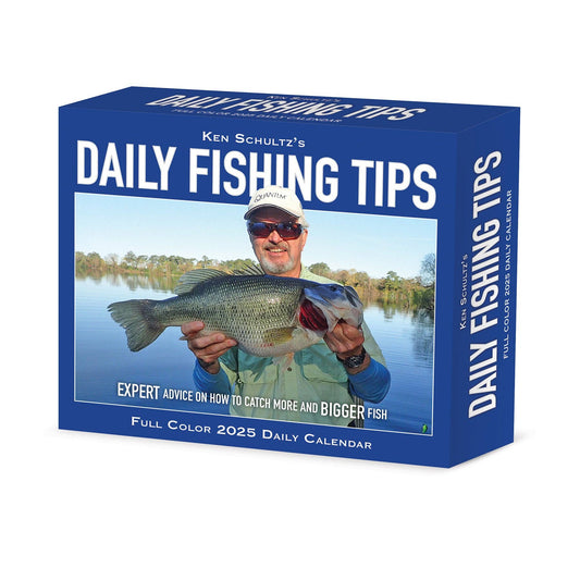 Ken Schultz's Daily Fishing Tips 2025 Box Calendar