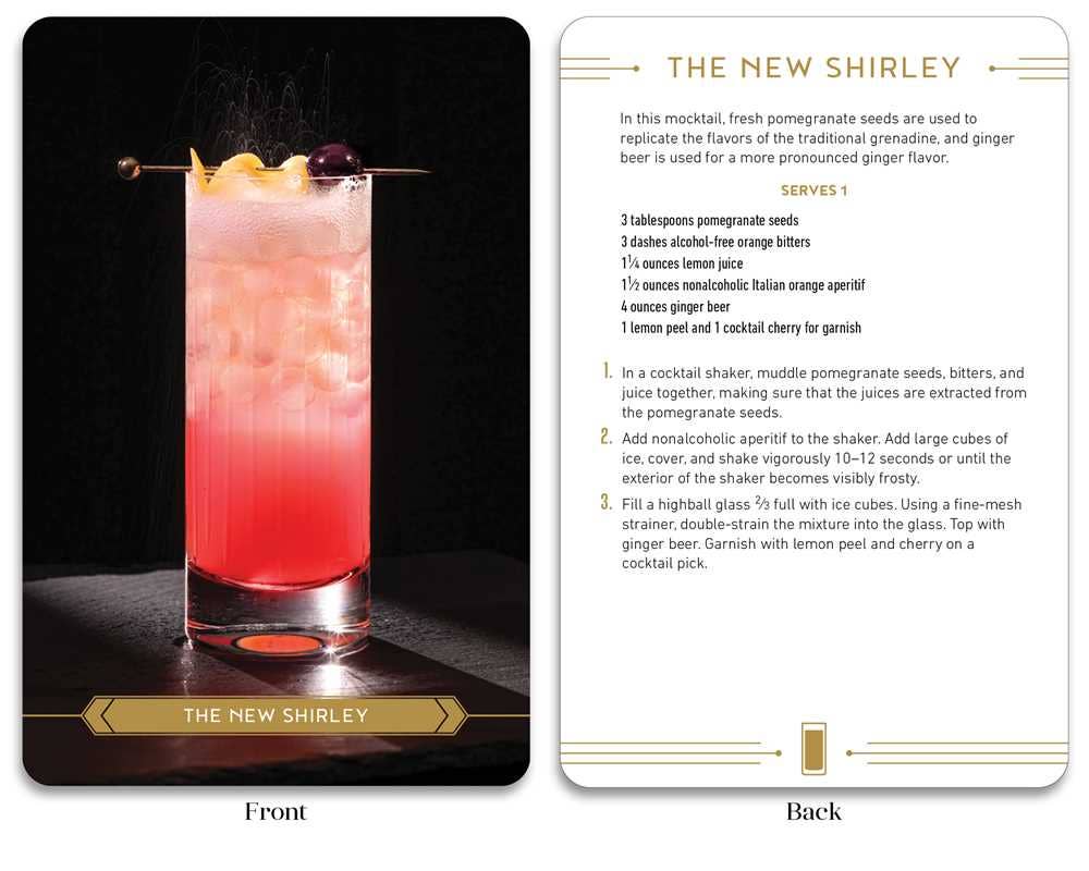 Make It a Mocktail Recipe Deck