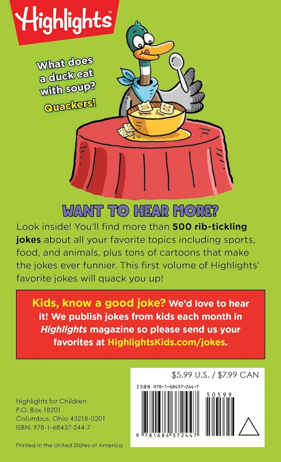 Highlights for Children - Best Kids' Jokes Ever! Volume 1