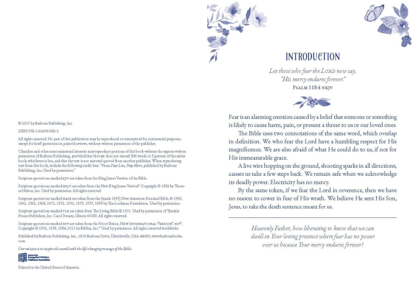 Barbour Publishing, Inc. - Fear Less, Pray More