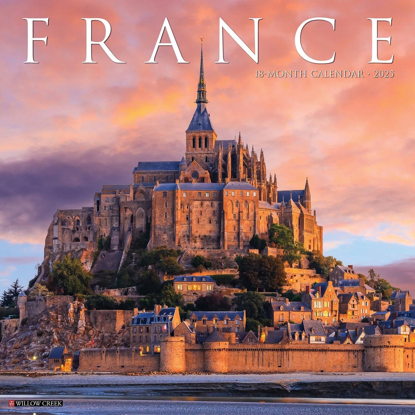 France  2025 Wall Calendar