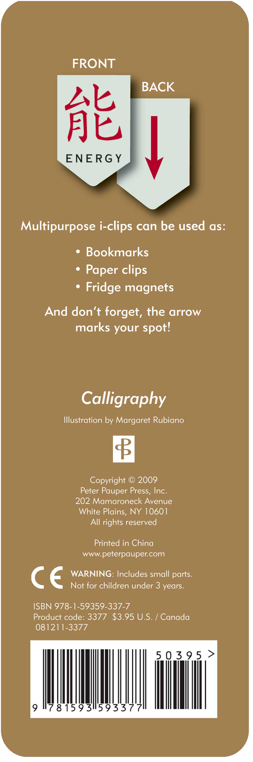 Calligraphy i-Clip Magnetic Page Markers