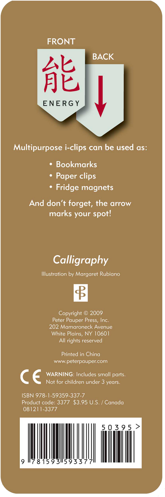 Calligraphy i-Clip Magnetic Page Markers