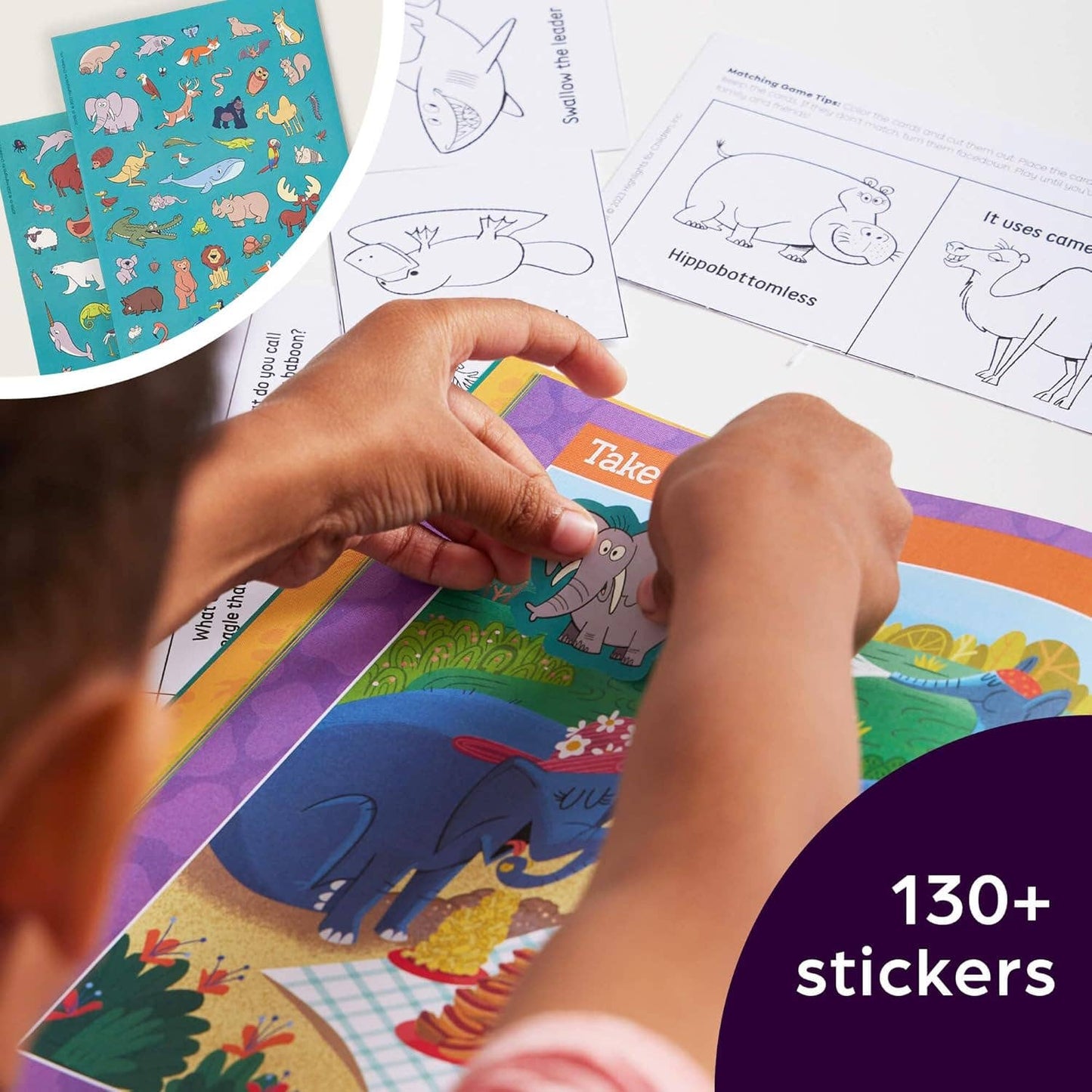 Highlights for Children - Wild Animals Puzzles Deluxe