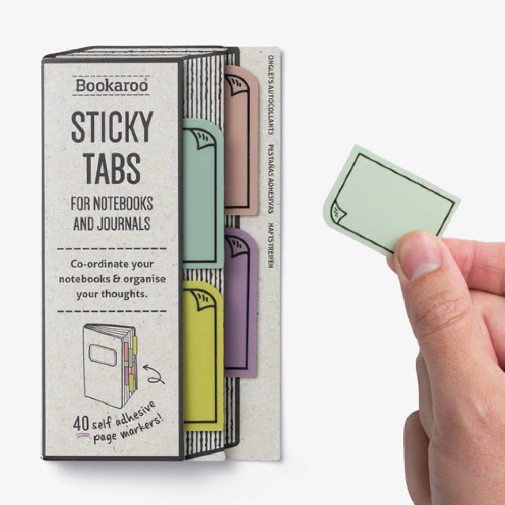 if USA - Bookaroo Sticky Tabs: Pinks