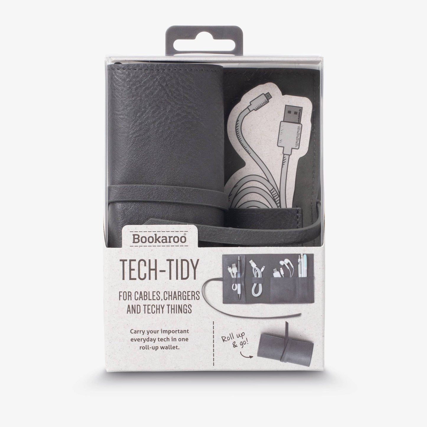 if USA - Bookaroo Travel Tech Tidy: Black