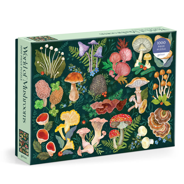 World of Mushrooms 1000 Piece Puzzle - Ingram