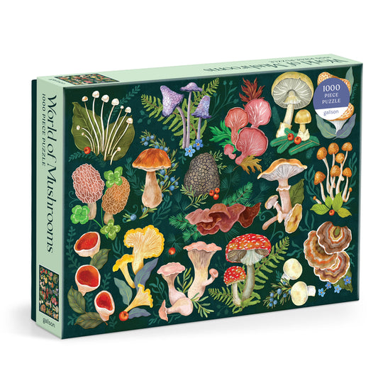 World of Mushrooms 1000 Piece Puzzle - Ingram