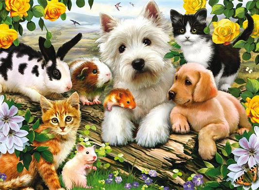 Happy Animal Buddies 300 PC Puzzle by Ravensburger