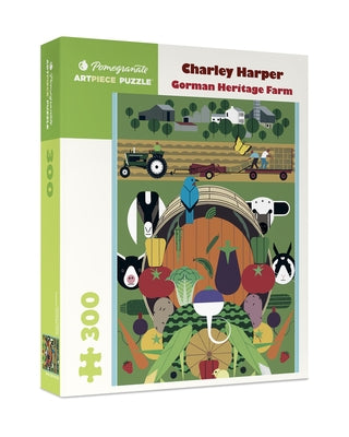 Charley Harper Gorman Heritage Farm 300 Piece Jigsaw Puzzle by Charley Harper