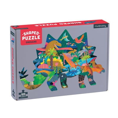 Dinosaurs 300 Piece Shaped Scene Puzzle by Durley, Natasha