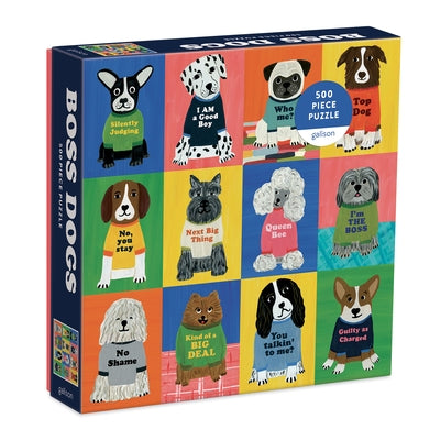 Boss Dogs 500 Piece Family Puzzle by Galison