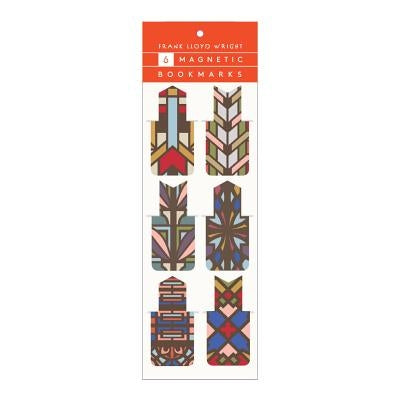 Frank Lloyd Wright Designs Magnetic Bookmarks by Galison