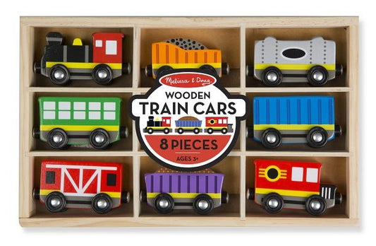 Wooden Train Cars by Melissa & Doug