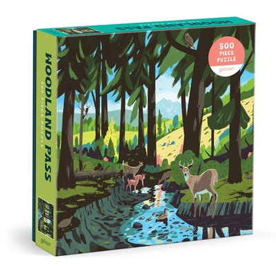 Woodland Pass 500 Piece Puzzle by Galison