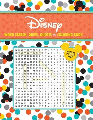 Disney Word Search, Quips, Quotes and Coloring Book by Editors of Thunder Bay Press