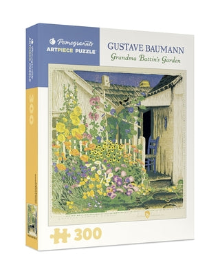 Baumann: Grandma Battin's Garden 300-Piece Jigsaw Puzzle by Pomegranate Communications