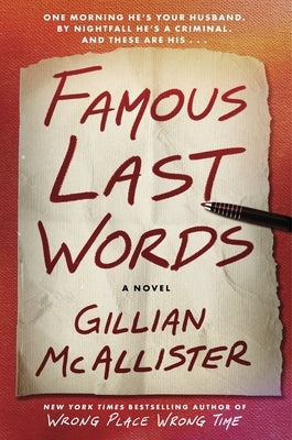 Famous Last Words by McAllister, Gillian