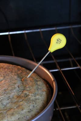 Lemon Poppy Inc. - Cake Tester With Yellow Silicone Handle