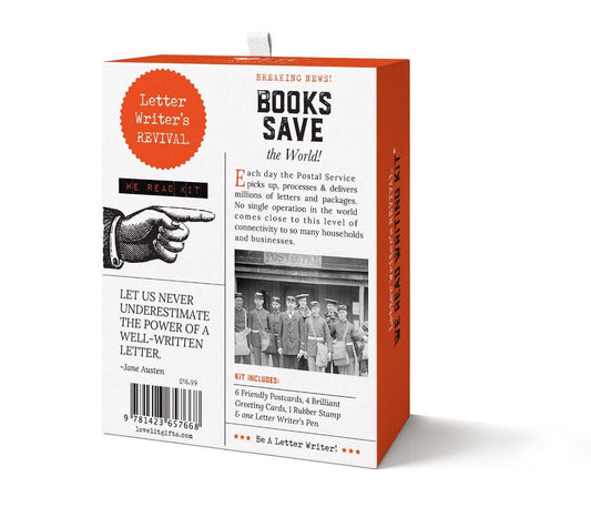 Gibbs Smith - We Read Letter Writer's Revival Kit