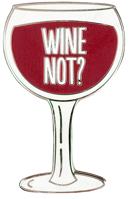 Peter Pauper Press - Wine Not? Hard Enamel Pin