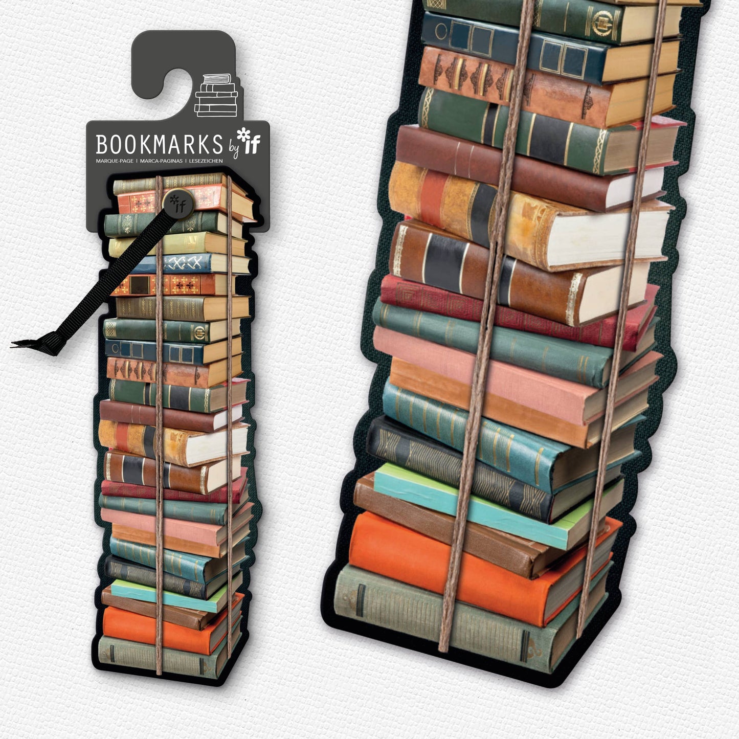 if USA - Academia Bookmarks: Pile of Books
