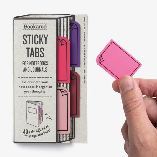 if USA - Bookaroo Sticky Tabs: Pinks