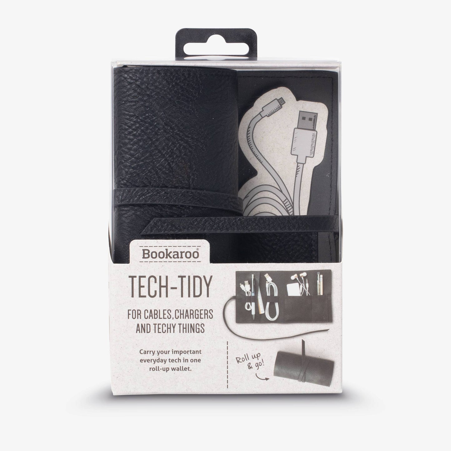 if USA - Bookaroo Travel Tech Tidy: Black