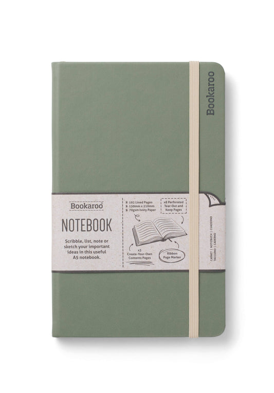 if USA - Bookaroo A5 Notebook: Fern